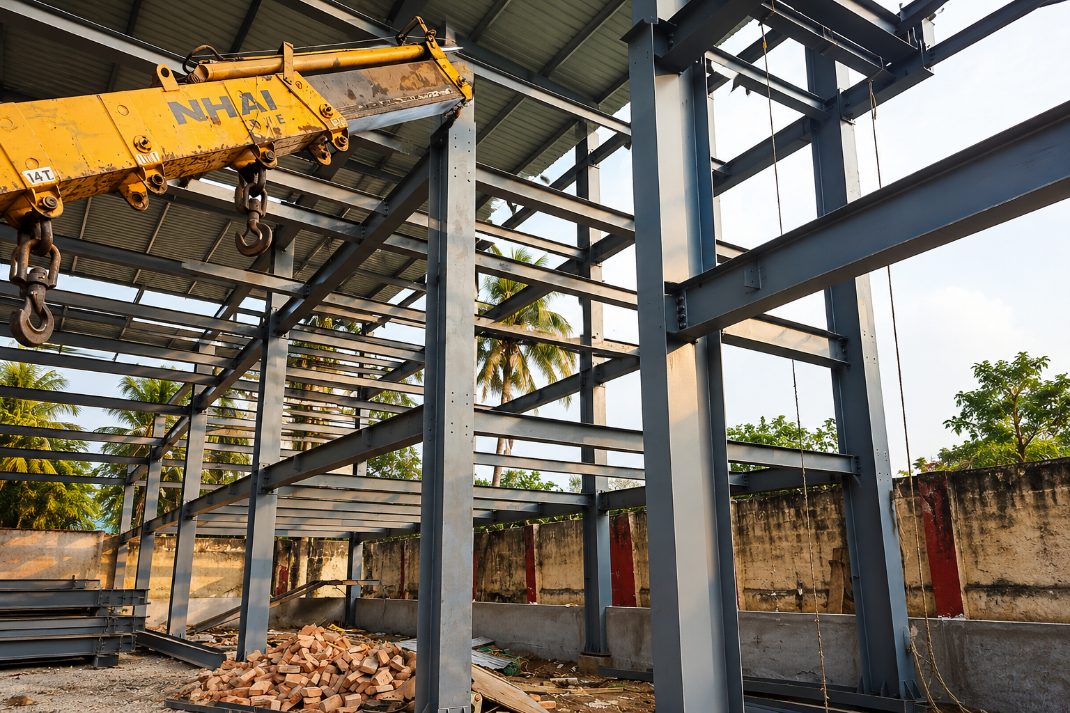 PEB Shed Installation